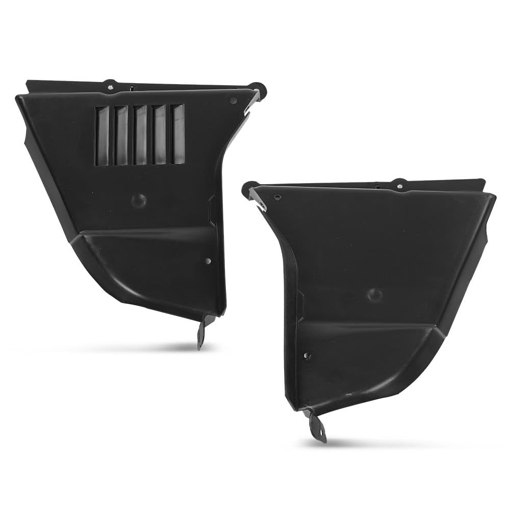 G-PLUS Engine Splash Shield Driver and Passenger Side Compatible with BMW 525i/530i Base 2004-2007,Fit BMW 545i 2004-2005,Fit BMW 525xi/530xi/550i/M5 Base 2006-2007 51717033754 51717033753