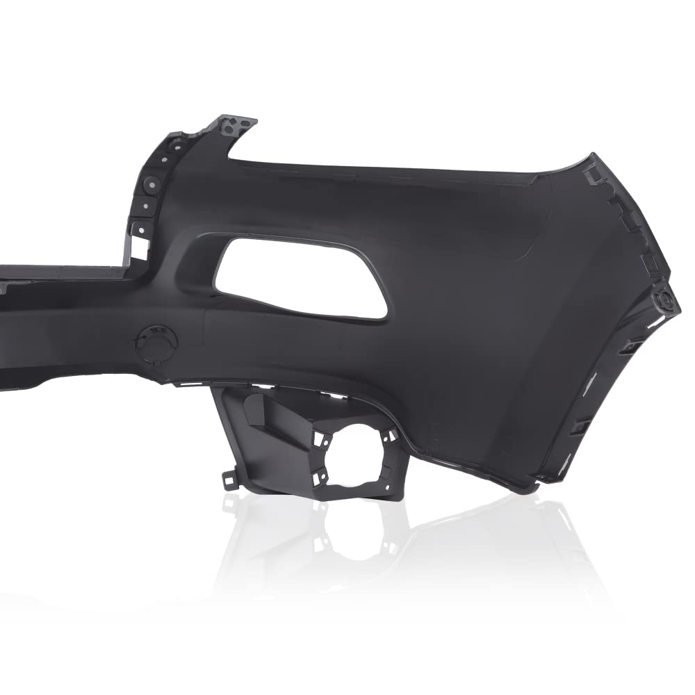 G-PLUS Front Upper Bumper Cover Compatible with Jeep Cherokee 2014 2015 2016 2017 2018, Not Fit Trailhawk Models, 5NJ52TZZAB CH1014112, Primered Black