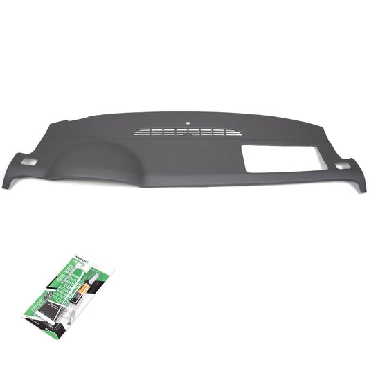 G-PLUS TPE Molded Dashboard Dash Cover Compatible with 2007-2014 Chevy Silverado Avalanche Suburban Tahoe/GMC Sierra Yukon (Gray)