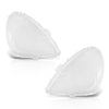 G-PLUS Headlight Lens Cover Compatible with Benz R171 SLK 2005-2011 Left & Right Pair Front Headlamp Lens Cover Clear