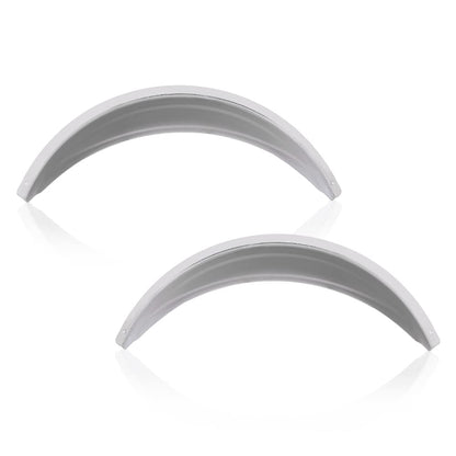 G-PLUS Headlight Headlamp Visors Pair 7" Heavy Duty Chrome Shields Trim Caps