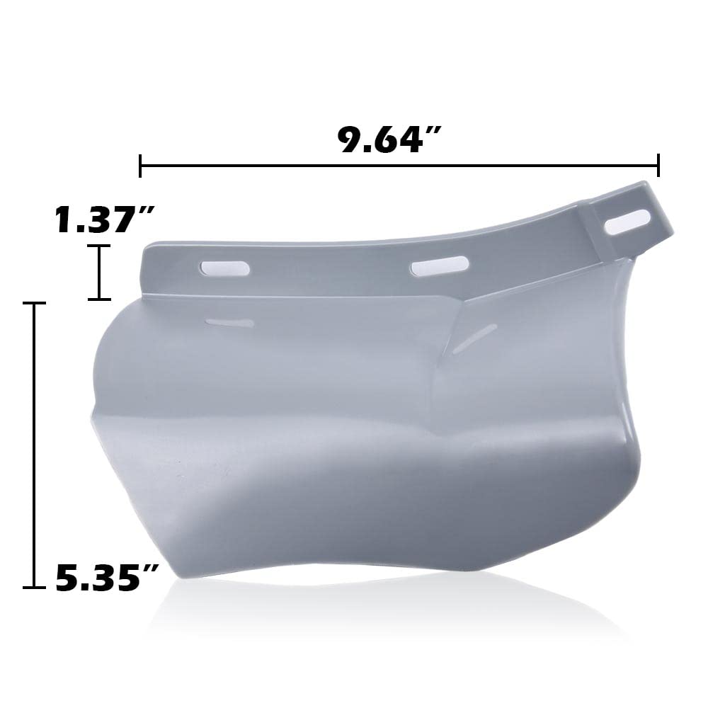 G-PLUS Rear Bumper Quarter Panel Fillers Kit Compatible With Chevy Caprice/Impala 1986-1990 ABS Plastic- Primed,Grey