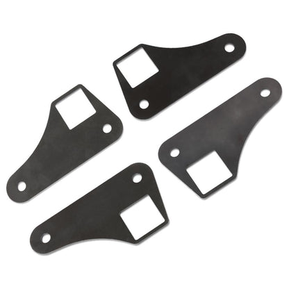 G-PLUS Square Tubing Air Ride Brackets Ladder Bar Mounting Parallel 4 Link Tabs 2"