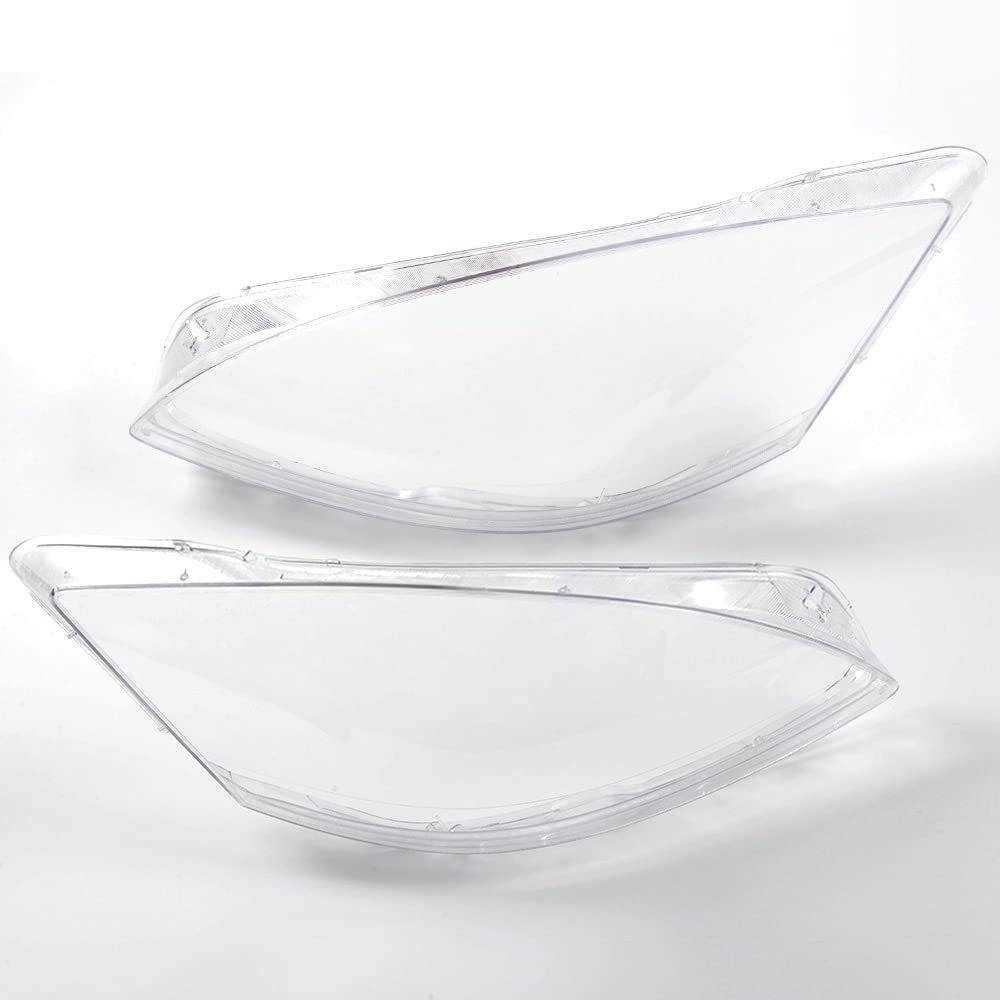 G-PLUS Headlight Headlamp Lense Clear Lens Cover Replacement For 2006-2013 Mercedes Benz S-Class W221 130 1Pair
