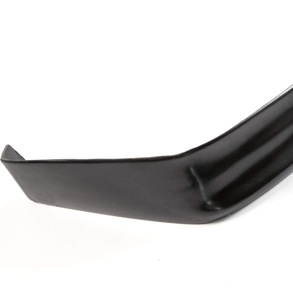 Front Bumper Lip Compatible for Honda Civic 1988 1989 1990 1991 | CS Style Unpainted Black PU Front Lip Finisher Under Chin Spoiler