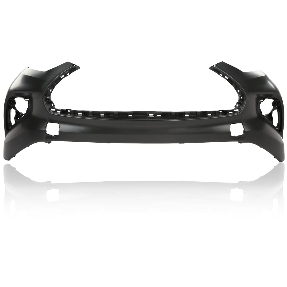 G-PLUS Front Bumper Cover, Compatible with Toyota Highlander 2020 2021 2022 Fit L, LE & XLE Models WITHOUT Park Assist ONLY TO1000462 521190E950