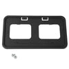 G-PLUS Front License Plate Tag Bracket Holder w Screws Compatible with 2011-2016 Ford Super Duty (F250, F350, F450, F550) BC3Z-17A385-AA BC3Z17A385AA Black