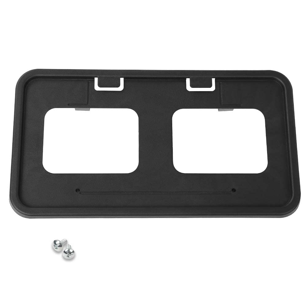 G-PLUS Front License Plate Tag Bracket Holder w Screws Compatible with 2011-2016 Ford Super Duty (F250, F350, F450, F550) BC3Z-17A385-AA BC3Z17A385AA Black