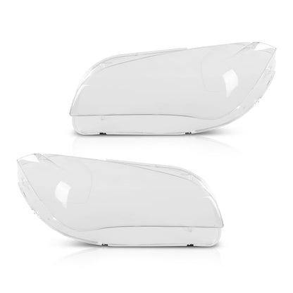 G-PLUS Clear Headlight Lens Replace Cover Compatible with BMW X1 E84 2010-2015 Left and Right Side