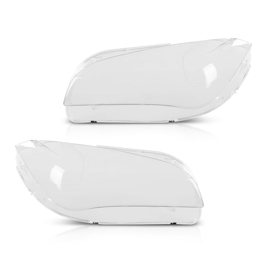 G-PLUS Clear Headlight Lens Replace Cover Compatible with BMW X1 E84 2010-2015 Left and Right Side