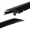 G-PLUS Front Grille Headlight Trim Molding Black Pair - Compatible with Toyota Camry Hybrid SE 2018-2021 / Camry SE Nightshade 2020 - 5271206100, 5271306100 Glossy Black