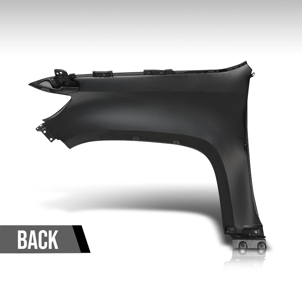 G-PLUS Fender Front Right Side Compatible with Chevy Colorado Base 2015 2016 2017 2018 2019 2020 Fit Chevy Colorado (submodel: LT, WT, Z71) 2015 2016 2017 2018 2019 2020 2021 2022 23373629 Black