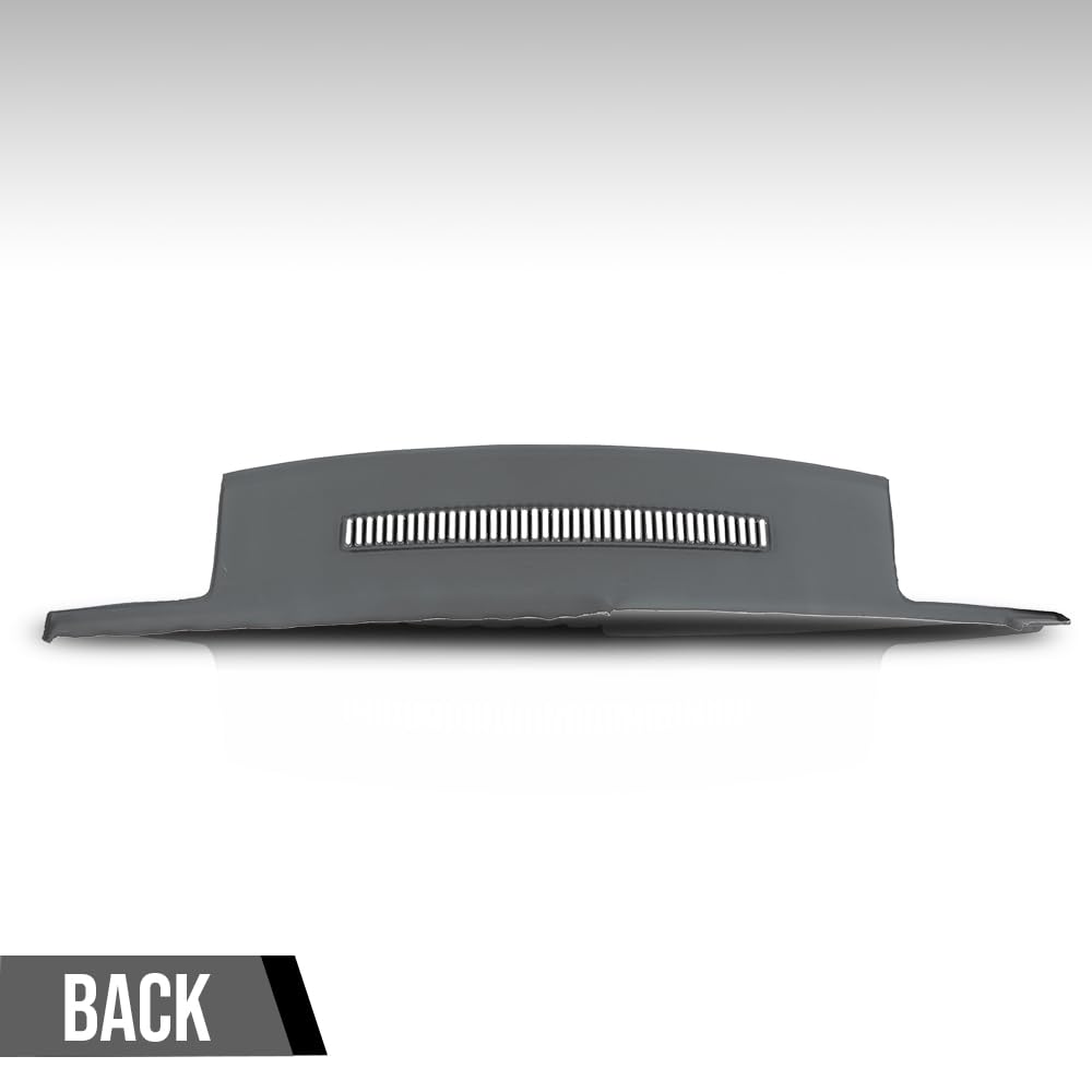 G-PLUS TPE Dash Cover Dashboard Panel Compatible with Chevy & GMC C1500 C2500 C3500 K1500 K2500 K3500 Suburban Yukon 1989-1994 Instrument Panel Cover Gray