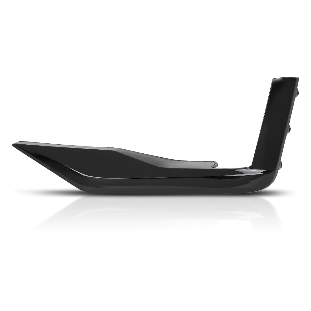 G-PLUS Bumper Cover Molding Driver Side Front Compatible with Cadillac Escalade/Escalade ESV (submodel: Sport, Sport Platinum) 2021-2024 GM1038295, 87829987 Gloss Black