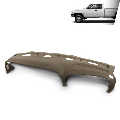 G-PLUS TPE Dash Cover Dashboard Panel Compatible with Ram 1500 SLT 2001, Fit Ram 1500 SS/T 5.9L 1998, Fit Dodge Ram 1500/2500/3500 1998 1999 2000 2001 2002 Beige