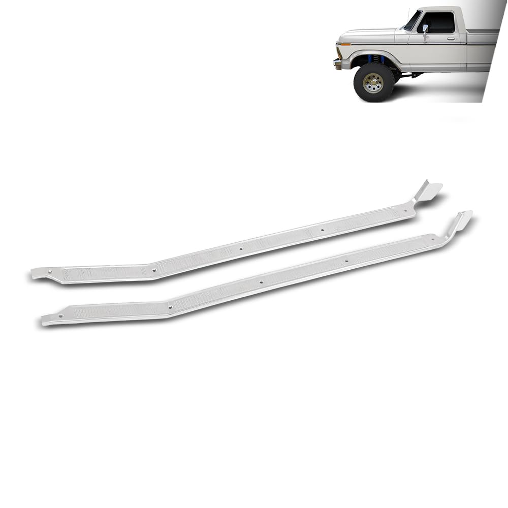 G-PLUS Door Sill Plates w/Screws Pair Compatible with Ford F100 F250 F350 Pickup Truck 1973 1974 1975 1976 1977 1978 1979, Fit Ford F150 Pickup Truck 1975 1976 1977 1978 1979 Silver