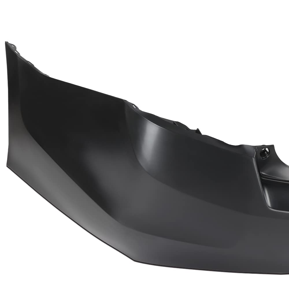G-PLUS Rear Bumper Cover Compatible with Honda Accord V6 Sedan Dual Exhaust 2008 2009 2010 2011 2012, 04715TA1A91ZZ, HO1100245, Primered Black