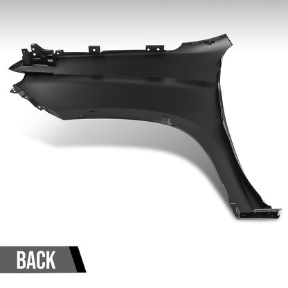 G-PLUS Fender Front Right Compatible with Chevy Silverado 1500 2019 2020 2021 2022 2023 84502611, GM1241411 Primed Black