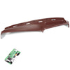 G-PLUS Molded TPE Dash Cover Compatible with Dodge Ram 1500/2500/3500 1994 1995 1996 1997 Red
