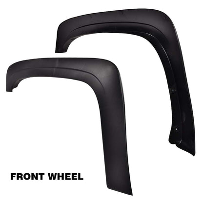 G-PLUS Silverado Fender Flares with 78.0"/97.6" Standard & Long Bed, Fit Chevy Silverado 1500/2500HD/3500HD 2007-2013 & 2007 Silverado New Body Style Only (Not Fit GMC Sierra & Dually Models)