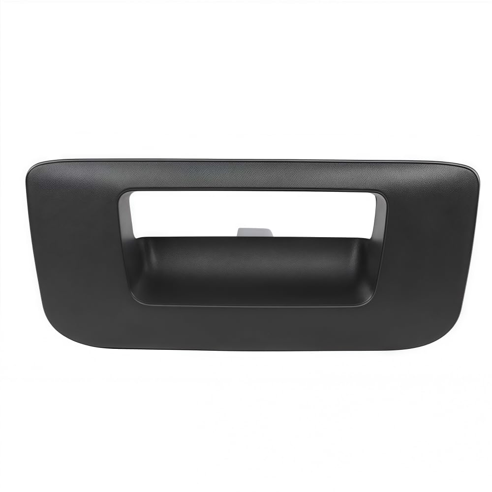 G-PLUS Tailgate Handle Bezel Compatible with Chevy Silverado/GMC Sierra 1500 2500HD 3500HD 2007-2014 Rear Tail Gate Latch Handle 15927251 GM1916107 22755303