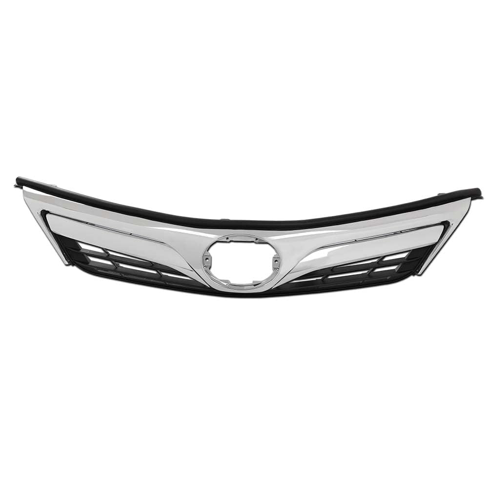 G-PLUS Front Upper Bumper Grille Compatible with Toyota Camry L LE XLE 2012-2014 53101-06560 104-51375 TO1200343