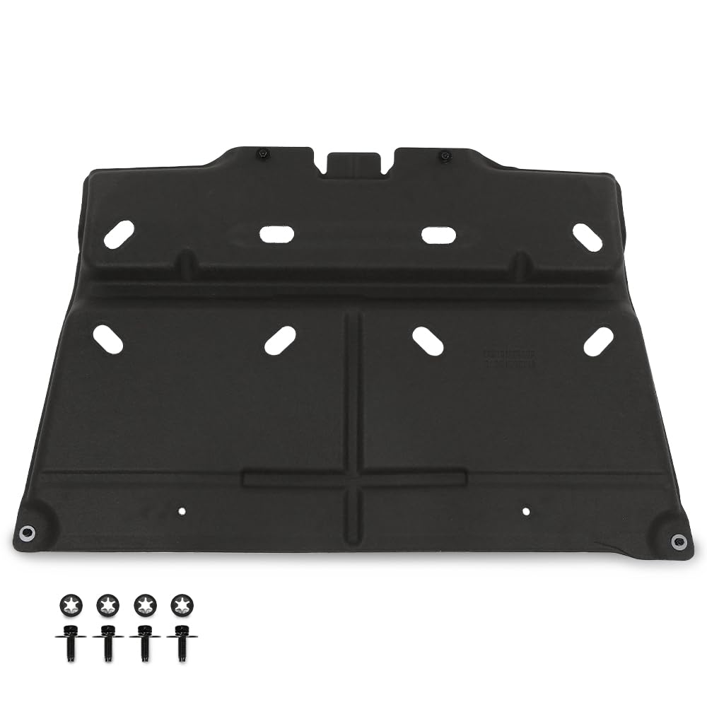 G-PLUS Splash Panel Shield Under Diaper w/Mounting Screw Compatible with 2015-2020 Ford F150 with Gasoline Engine/Not Fit Raptor Model/Not Fit 3.0L Diesel ML3Z-7222-D