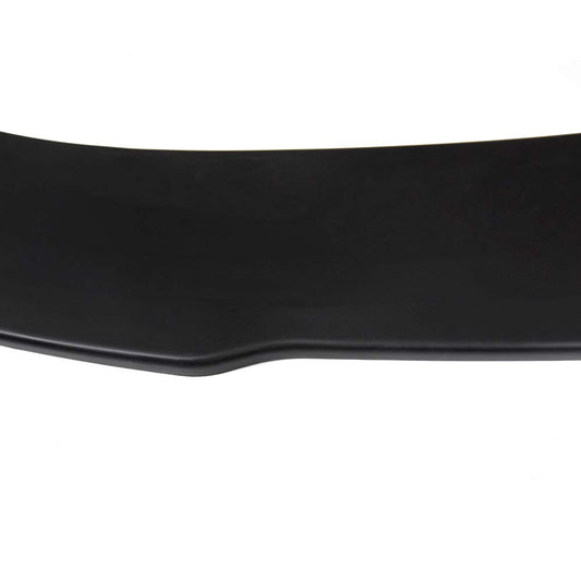 Universal Valance V2 PU Front Bumper Lip Flat Splitter Plate Under Panel Diffuser Chin Spoiler Compatible for BMW E60 Benz C250 C300 (Measure Your Bumper Before Purchase - 66" L x 21" D)