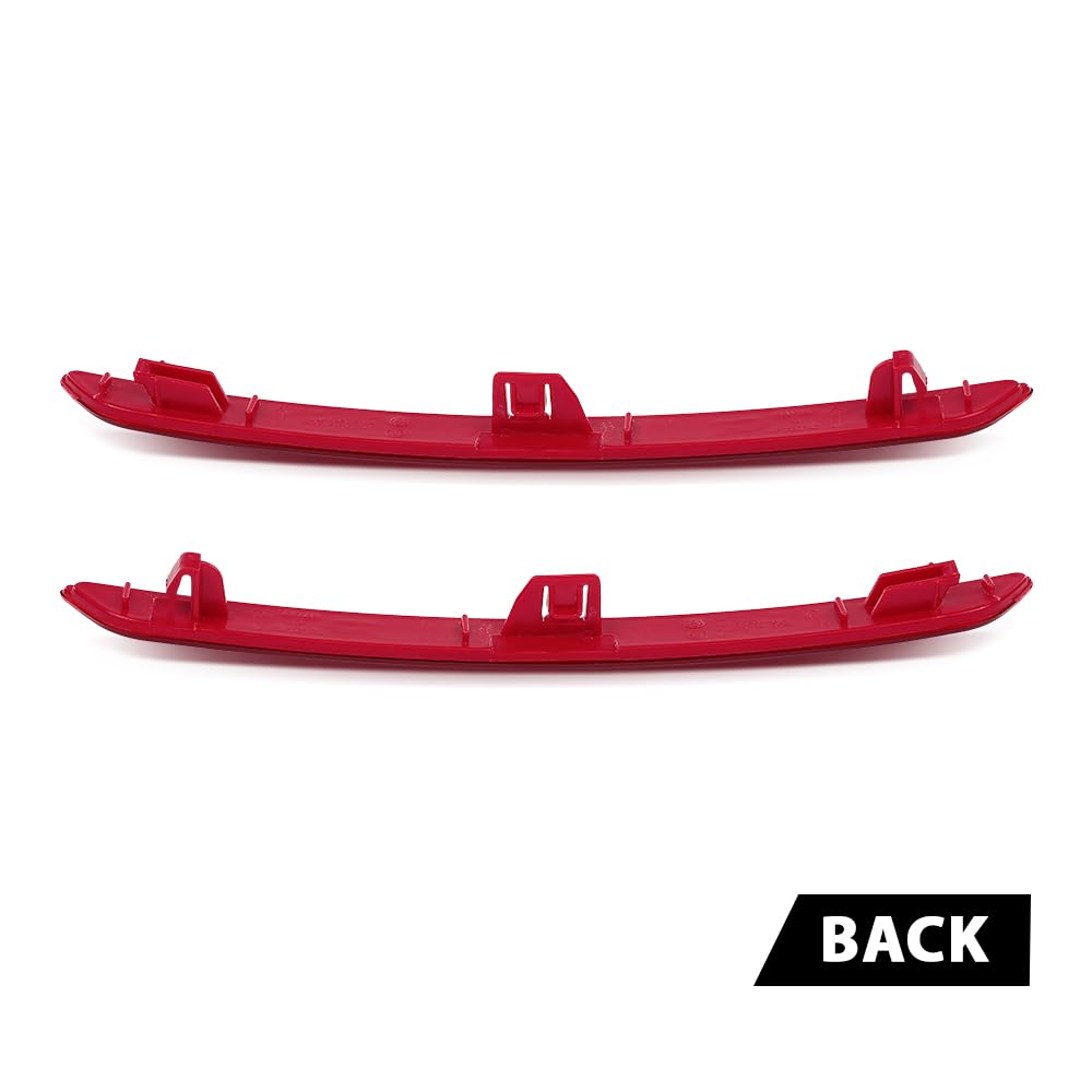 G-PLUS Pair Rear Bumper Reflector, Compatible with BMW 4-Series 428i 430i 435i 440i 2014-2020 with M Package, LH Driver & RH Passenger 2PCS, BM1184107, BM1185107