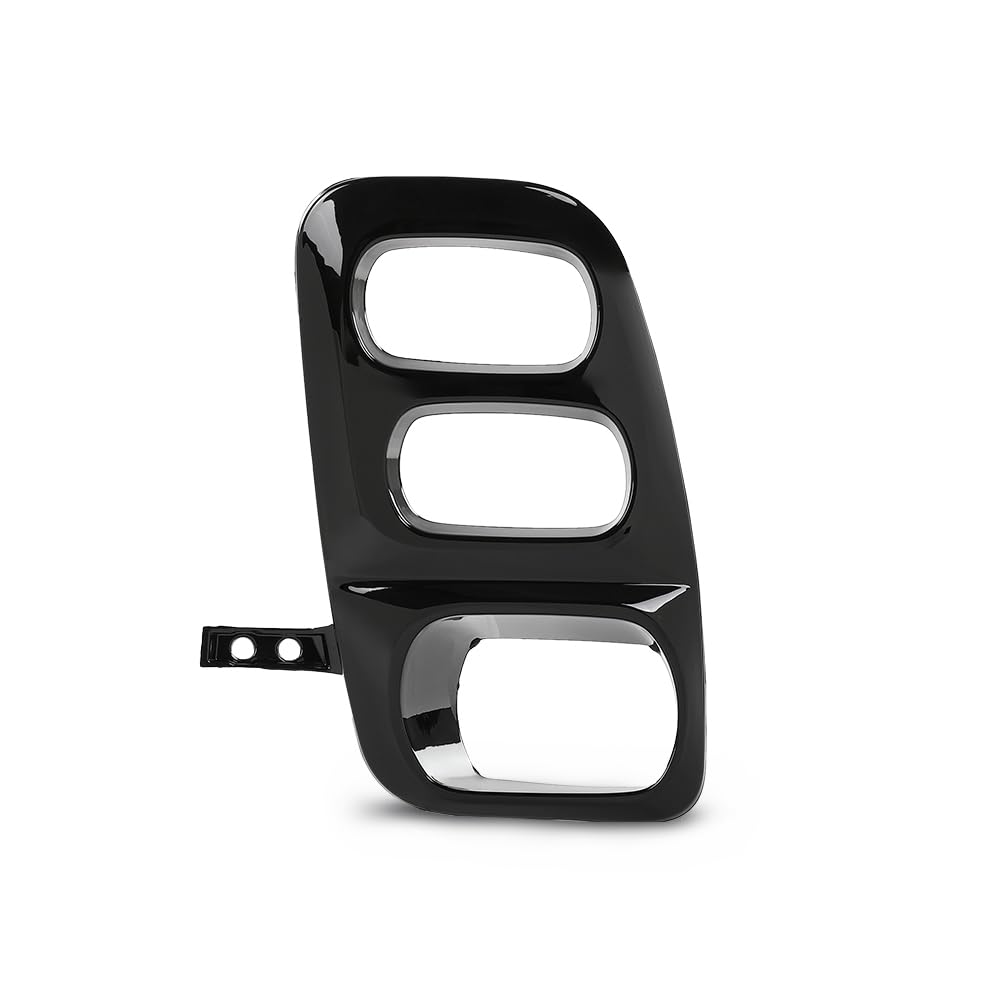G-PLUS Fog Light Covers Front Driver Left Side Compatible with Honda Odyssey (submodel: Elite, Touring) 2021 2022 2023 2024 71107THRA60, HO1038162 Black