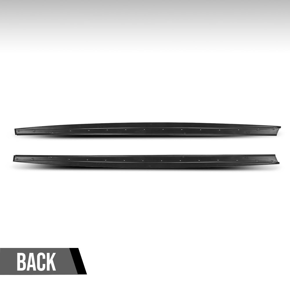 G-PLUS Extension Side Skirt Compatible with BMW F32 F33 F36 4 Series 2014 2015 2016 2017 2018 2019 2020 Gloss Black