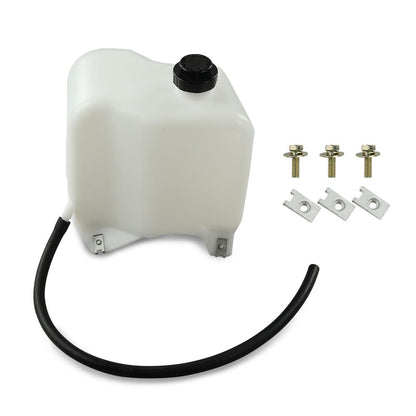 G-PLUS White Overflow Radiator Tank Coolant Bottle w/Cap Mounting Hardware & Hose Fit GM Full Size Trucks/Fits C/K Series 1981-1987 & 1988-1991 RV Pickups Full Size Blazer & Suburban HD81-87