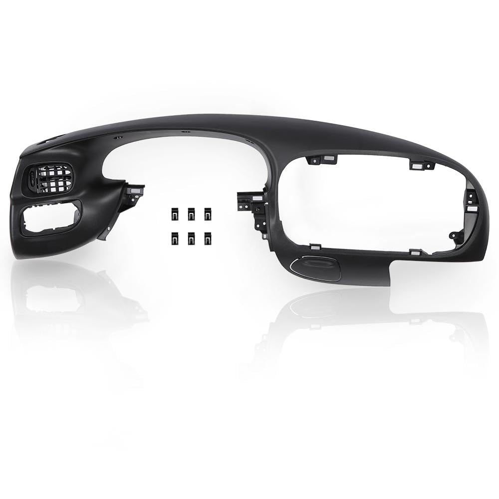 G-PLUS Dash Pad Bezel Compatible with Ford F150 1997-2003 / Ford Expedition 1997-2003 Dash Trim Bezel Replacement Black
