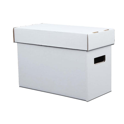 G-PLUS Comic Book Storage Comic Book Box Holds 150-175 Comics Collapsible and Stackable Short Box 10 Pack Moistureproof Stackable Archival Cardboard