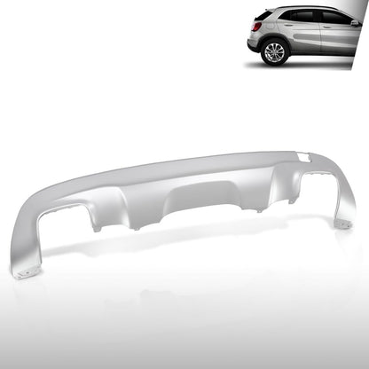 G-PLUS Rear Lower Bumper Valance Panel Compatible with Benz GLA250 (submodel: 4Matic, Base) 2015 2016 2017, Not Fit Models With AMG Style Bumper 1568850925 Silver