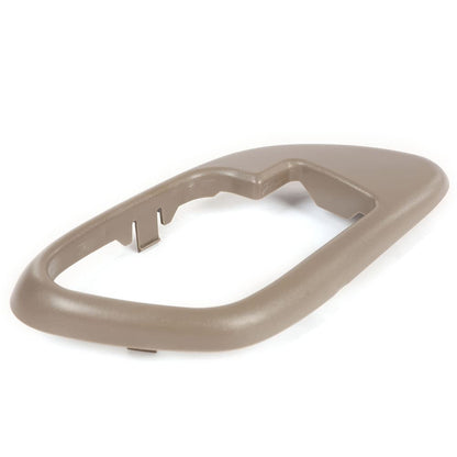 G-PLUS Door Handle Trim Set Compatible with Chevy C1500 Truck 1995-1999/Fit C2500 1995-2000 Truck Interior Door Handle Bezel 2PCS 15708087 15708088