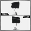 G-PLUS Rear Bumper Tow Hook Eye Cover Cap Compatible with Dodge Journey 2011-2019 Black 1TY40TZZAB
