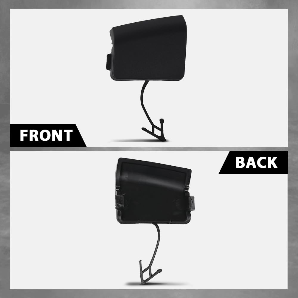 G-PLUS Rear Bumper Tow Hook Eye Cover Cap Compatible with Dodge Journey 2011-2019 Black 1TY40TZZAB