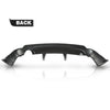 G-PLUS Lower Rear Bumper Cover w/o Tow Textured Compatible with Jeep Grand Cherokee 2011-2021 (For Models with 3.6L Single Exhaust & without Tow Package)