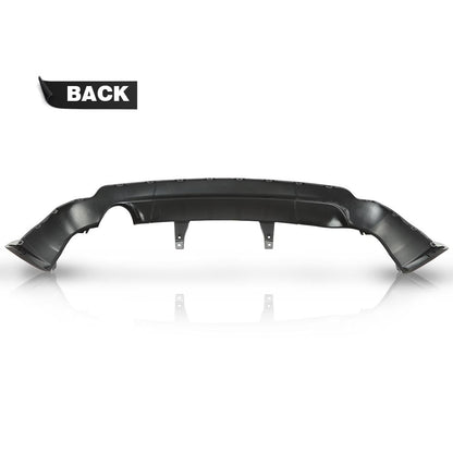 G-PLUS Lower Rear Bumper Cover w/o Tow Textured Compatible with Jeep Grand Cherokee 2011-2021 (For Models with 3.6L Single Exhaust & without Tow Package)