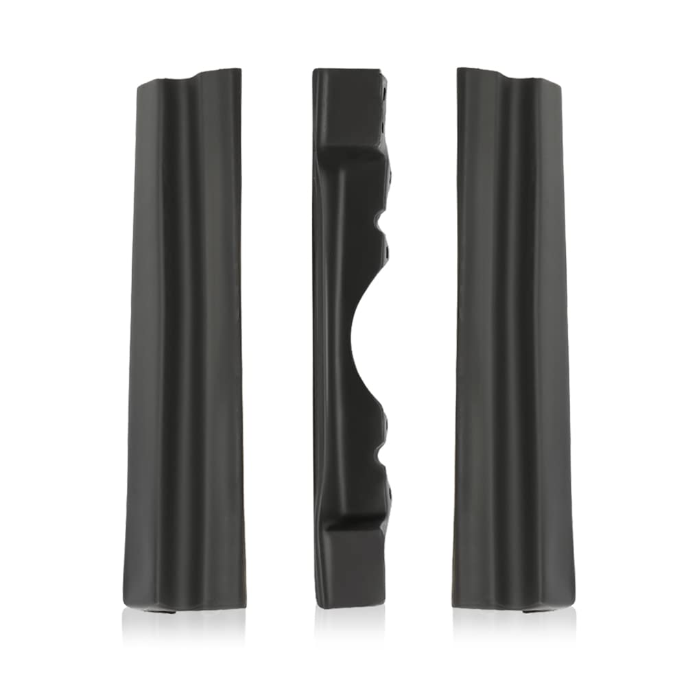 G-PLUS Rear Trunk License Filler Set Compatible with Cadillac Deville 1980-1992 /Fit for Cadillac Fleetwood 1980-1992 /Fit Cadillac Brougham 1980-1992 Black Bumper Filler 3pcs