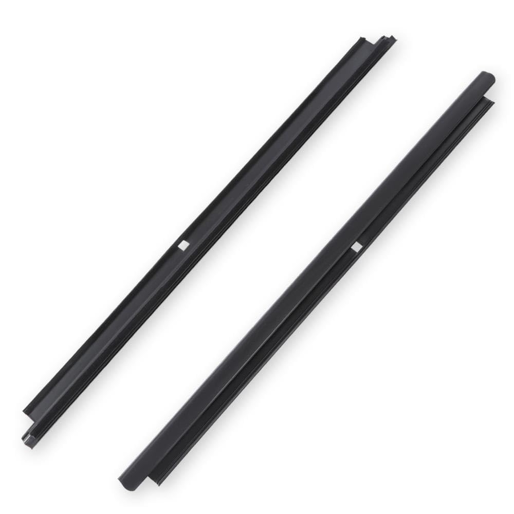 G-PLUS Black Rear Outer Window Sweep Felt Kit Compatible with Chevy Silverado GMC Sierra 1500/2500/3500 2001-2007,Fit Chevy Suburban Avalanche 1500/2500 2002-2006,Fit GMC Yukon 2001-2006 2PCS