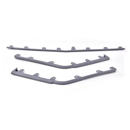 G-PLUS Front Bumper Molding Trim Kit Compatible with Cadillac CTS V Model 2009-2015 Front Bumper Trim Gray-3 Pieces 25882978 GM1044116 Grey