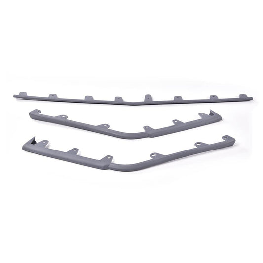 G-PLUS Front Bumper Molding Trim Kit Compatible with Cadillac CTS V Model 2009-2015 Front Bumper Trim Gray-3 Pieces 25882978 GM1044116 Grey