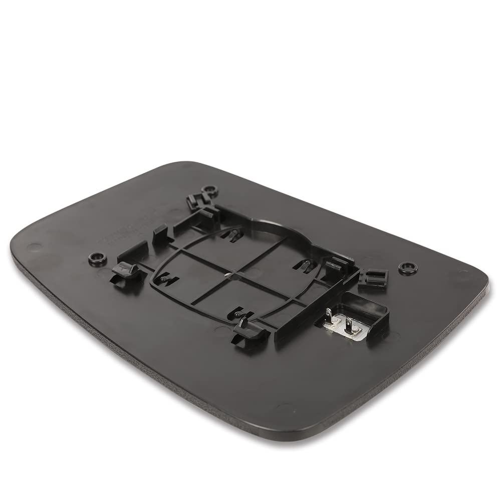 G-PLUS Heated Exterior Mirror Glass with Backing Plate Compatible with 2010 Dodge Ram 1500/2500 Truck with Heated Power Folding Mirrors (without Tow Mirrors) Left and Right Side