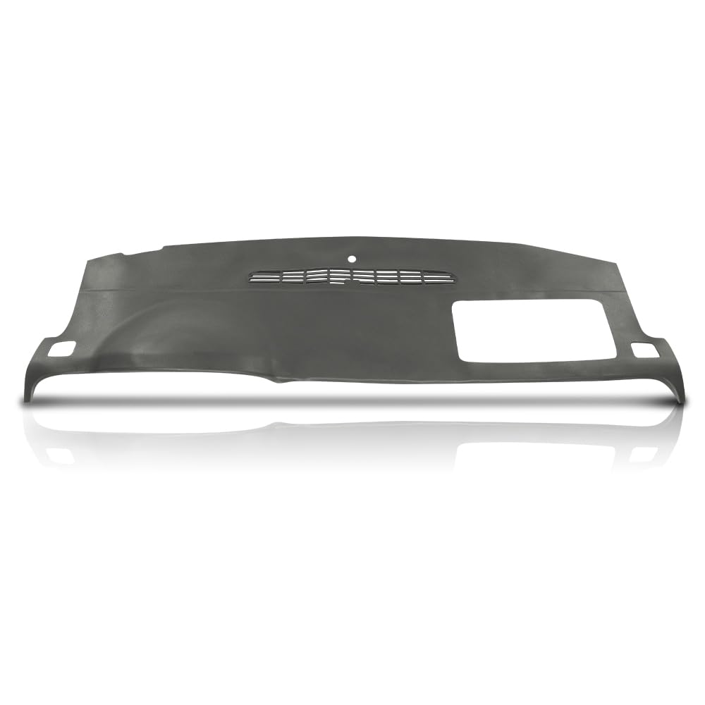 G-PLUS TPE Dash Board Instrument Panel Cover Compatible with Chevy Silverado 1500 2500HD 3500HD (LTZ Only) 2007-2013, Fit Models without Dash Speaker & Amp Gray