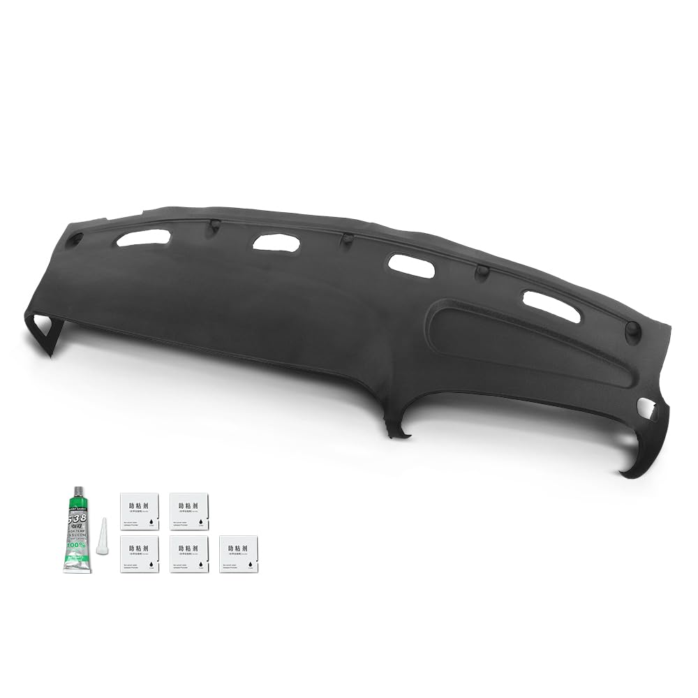 G-PLUS TPE Molded Dash Cover Pad Compatible with Dodge Ram 1500 (submodel: Laramie, Sport, ST, WS) 1998-2001/ Dodge Ram 2500/3500 Base 1998-2002 99815013 (Black) Dashboard Cover