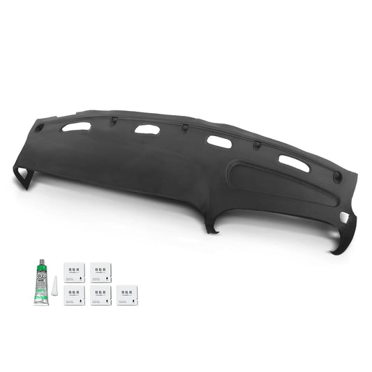 G-PLUS TPE Molded Dash Cover Pad Compatible with Dodge Ram 1500 (submodel: Laramie, Sport, ST, WS) 1998-2001/ Dodge Ram 2500/3500 Base 1998-2002 99815013 (Black) Dashboard Cover