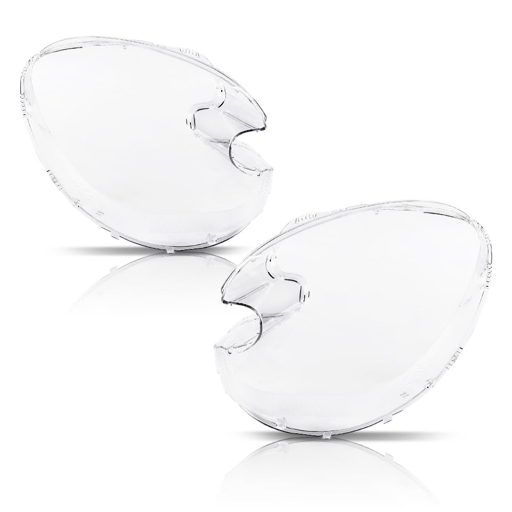 G-PLUS Headlight Lens Cover Compatible with Mini Cooper Countryman R60 2012-2016 Left & Right Pair Front Headlamp Lens Cover Clear