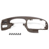 G-PLUS Dash Pad Bezel Compatible with Ford F150 1997-2003/Fit Ford Expedition 1997-2003 Dash Trim Bezel Replacement (Brown)
